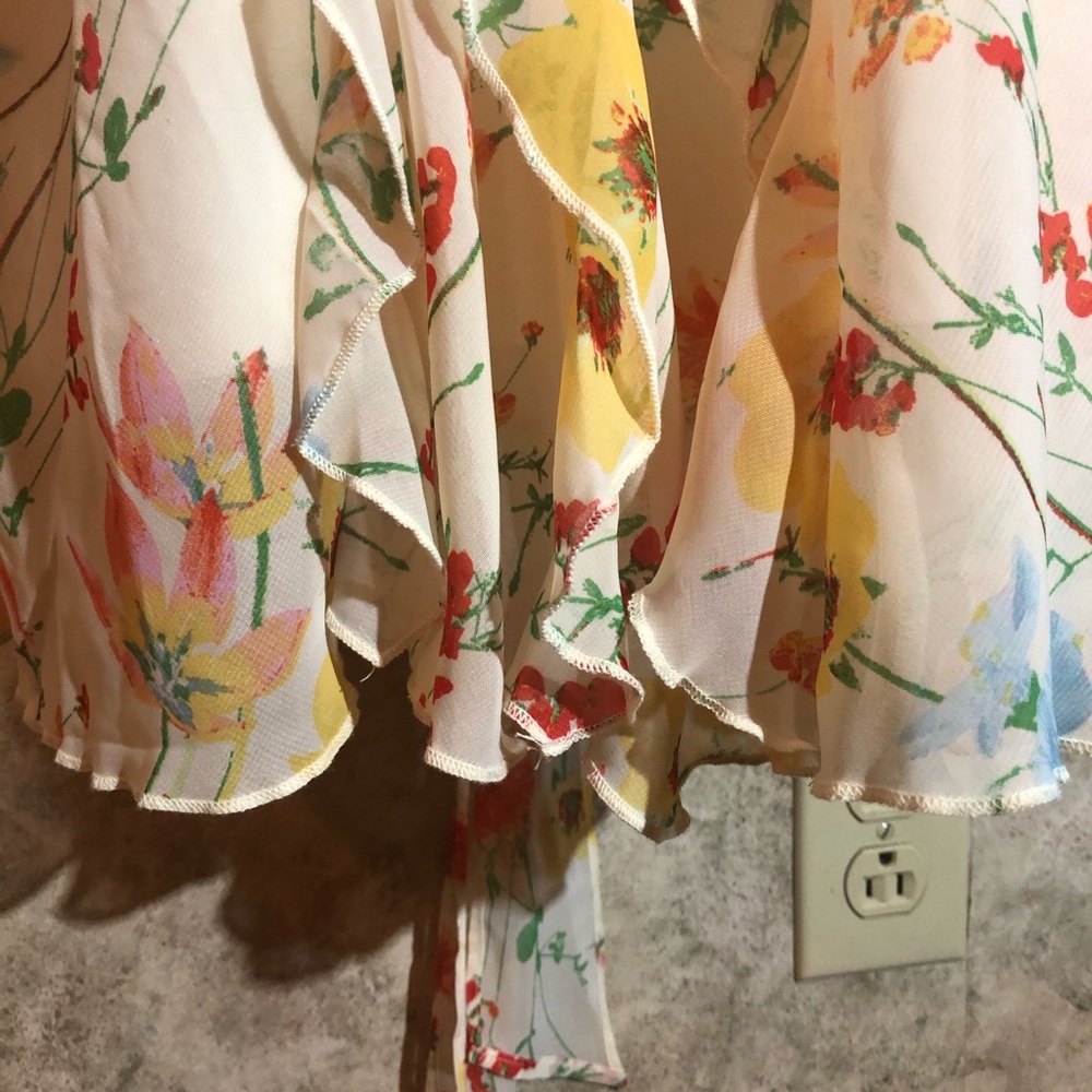 Robbie Bee Ruffle-Front Braid-Back Dress - Picture 9 of 16